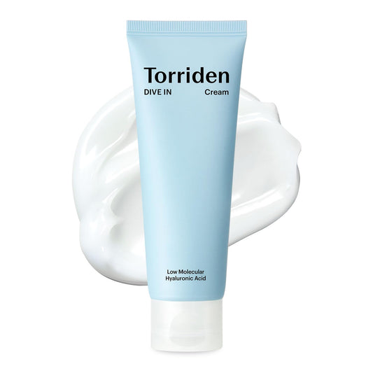 Torriden Dive In Cream (80ml) | Deep Hydrating Korean Face Moisturizer with 5D Hyaluronic Acid, Panthenol & Allantoin | Locks in Moisture, Soothes & Plumps Dry, Dehydrated Skin | Vegan & Cruelty Free