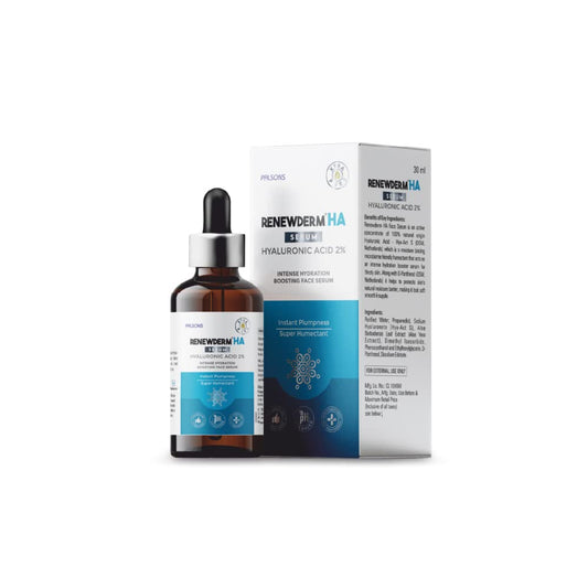 RENEWDERM HA SERUM WITH HYALURONIC ACID INTENSE HYDRATION BOOSTING FACE-SERUM | Instant Plumpness | Soft Smooth and Supple Skin | Super Humectant, 30 ml