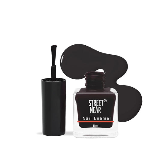 Street Wear Nail Enamel, Black Knight, 8ml