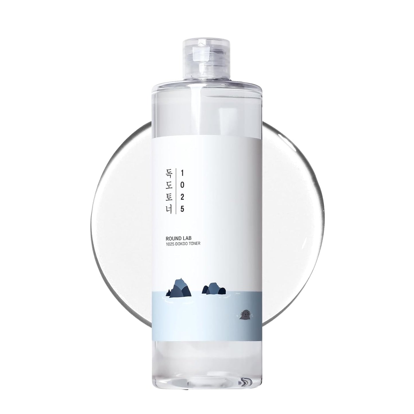 Round Lab 1025 DOKDO TONER (500ml) | Gentle Exfoliating Facial Toner | Deep Sea Water for Moisturizing | Deep Hydration | Korean Skin Care