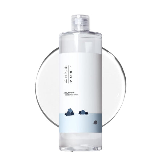 Round Lab 1025 DOKDO TONER (500ml) | Gentle Exfoliating Facial Toner | Deep Sea Water for Moisturizing | Deep Hydration | Korean Skin Care