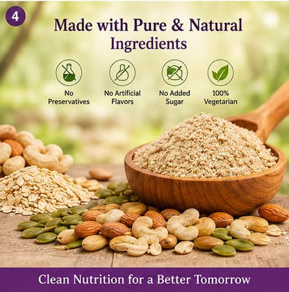 Thodanutty Kaju Badam Seeds Mix (Dry Fruits & Seeds Powder) 150g | Almonds, Cashews, Walnuts, Pumpkin & Chia Seeds | Healthy Nut Mix | 0% Preservatives | Rich in Protein & Fiber