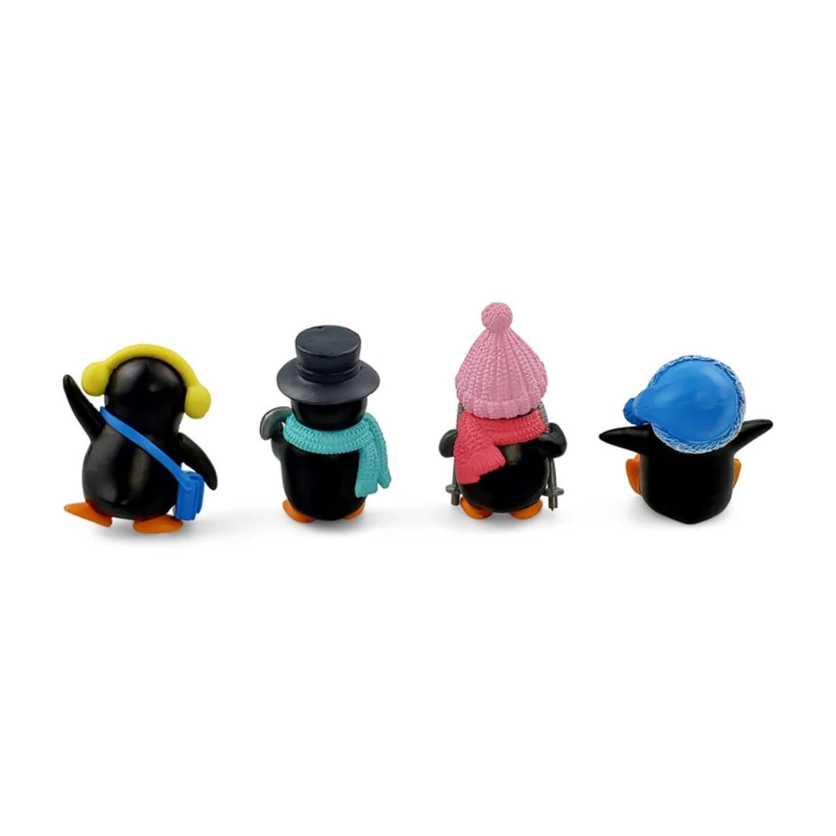 Miniature Showpiece Birthday Gift for Girls Kids, Penguin Showpiece Set of 4 for Home Decor Items, Car Dashboard Items, Table Decoration Items, Valentine Day Gift for Girlfriend