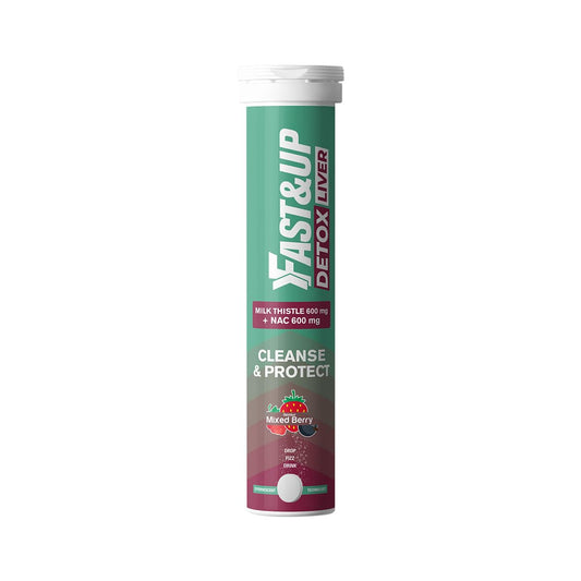 Tube of Fast&Up Detox Liver supplement on a white background