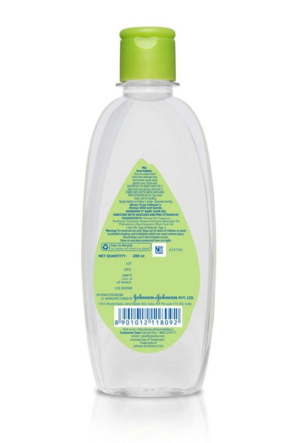 Johnson's & Johnson Baby Hair Oil 200Ml