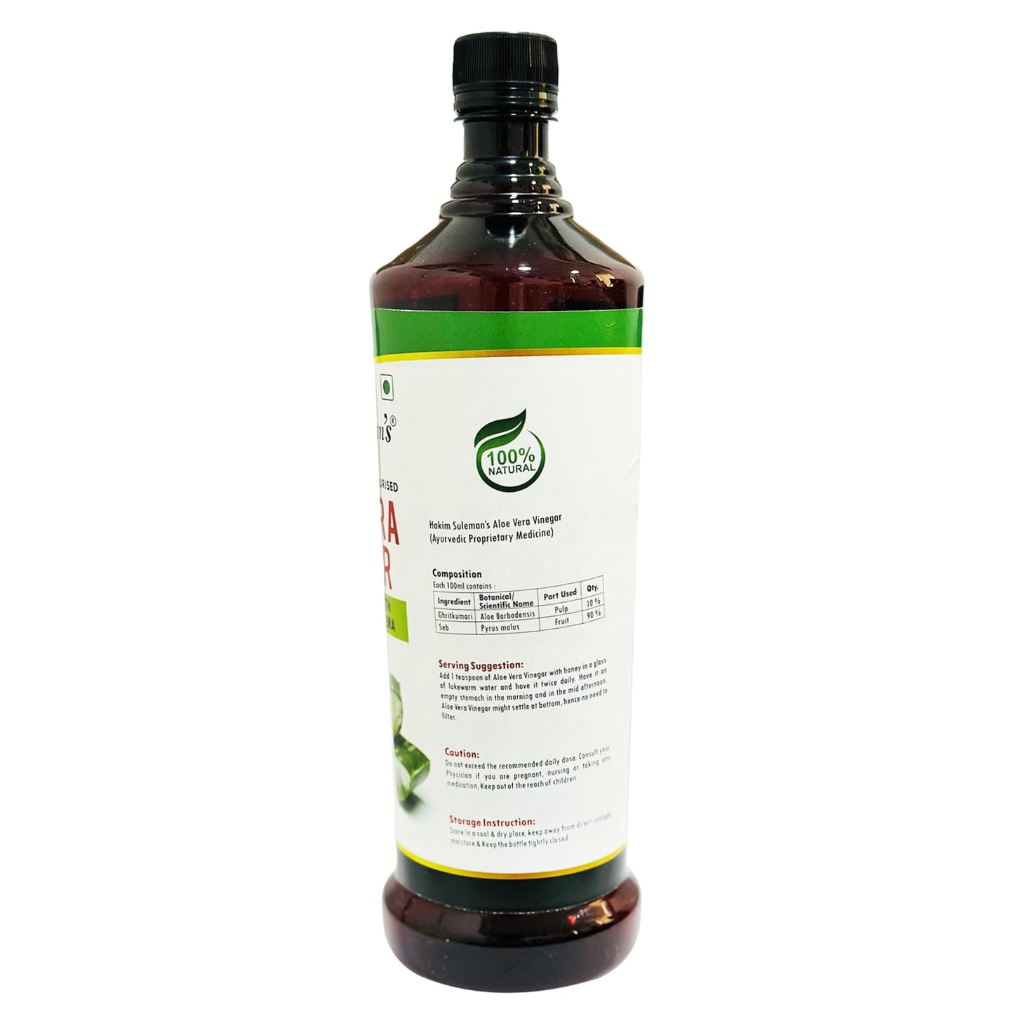 Zephivo Hakim Suleman's Aloe Vera Vinegar for Skin related problems.
