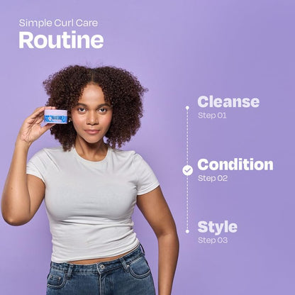 Manetain Ultimate Moisture Therapy 100gm | Deep Hydrating Curl Conditioner for Curly Hair Women & Men | Ultra‑Moisturising Conditioner for Frizzy Hair with Algae Oil & Hyaluronic Acid | CG‑Friendly