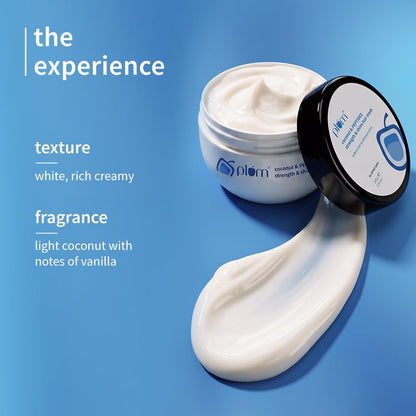 Plum Coconut Milk & Peptides Strength and Shine Hair Mask |100g
