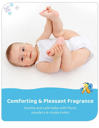 Babyhug Baby Memories Body Mist - 150ml | Hydrate on-the-go with super-light, fast-absorbing Vitamin E | IFRI Certififed Allergen Free Fragrance