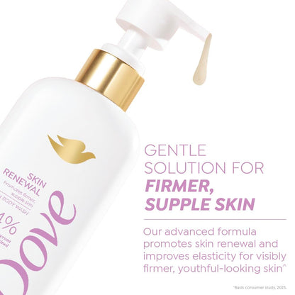 Dove Skin Renewal Serum Body Wash | 4% Restoring Serum with Retinol | Promotes firmer, supple skin | Paraben & SLS free | 300 ml