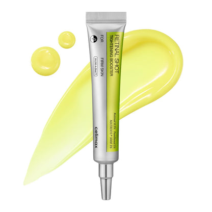 Celimax Vita-A Retinal Shot Tightening Booster Korean Face Serum - 15ml | 0.1% Retinal + 3% MATRIXYL 3000 + Niacinamide | Anti-Aging Firmer Skin K-Beauty | Wrinkle, Fine Line & Pore Minimizer