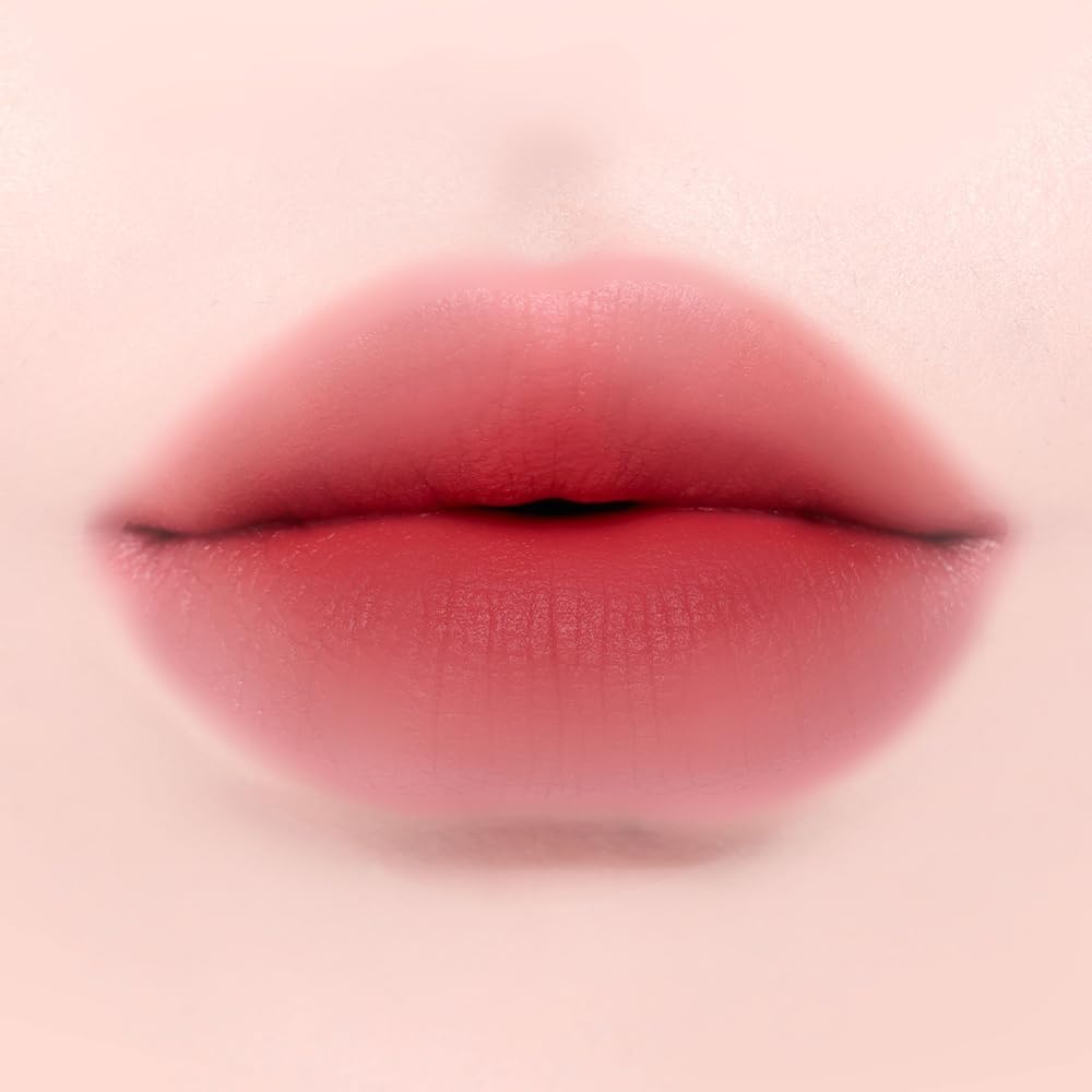 DINTO Blurring Lip Veil (110 Cho-Cho, 3.5ml) Soft Velvet Blurry Matte Finish Korean Lip Tint, Long Lasting Non-Drying Lip Color, Sheer Natural Coverage, Lightweight Moisturizing Formula, Vegan & Cruelty-Free