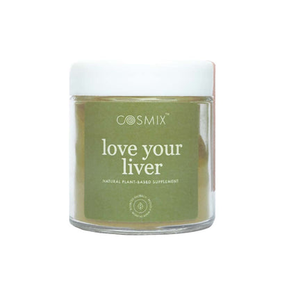 Cosmix Love Your Liver - Milk Thistle, Bhumi Amalaki & Turmeric Superfood Blend | Liver Detox Supplement | Support Liver & Kidney Health| No Preservatives, Plant Based | 60g-40 servings 40 days Pack