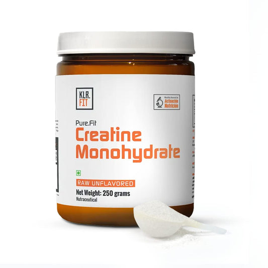 Klr.Fit's Creatine Monohydrate Powder 250g - Creatine Supplement for Muscle Growth, Increased Strength, Enhanced Energy Output and Improved Athletic Performance 83 Servings, Unflavored