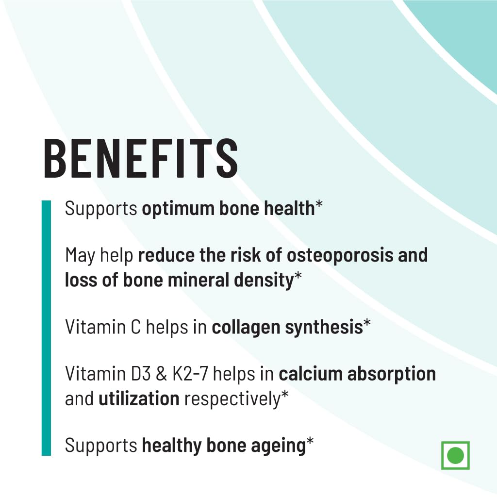 Zephivo Unived Caldveg | Wholefood Plant-Based Calcium, Magnesium & 73 Trace Minerals, Vit D3 (Lichen), Vit K2-7 (Menaquingold) | Complete Supplement For Bone Health & Healthy Ageing, Capsule
