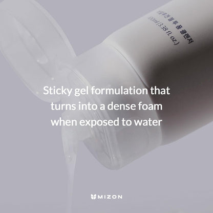 MIZON Hyalugen Gel To Foam Cleanser Collagen Hyaluronic Acid Hydrating Hypoallergenic Face Wash for Dry Skin Moisturizing Korean Skincare - 100 ml