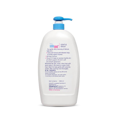 Sebamed Baby Gentle Wash|pH 5.5|Baby Body Wash|Soap Free|Tear Free|1000 ml