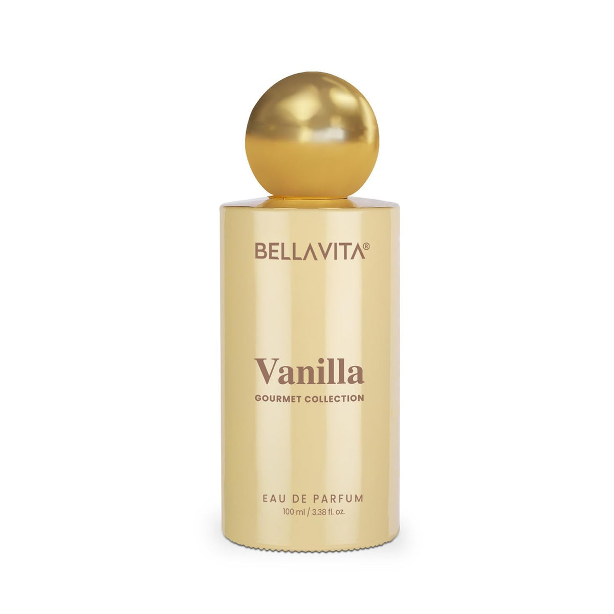 Bellavita Vanilla Eau de Parfum bottle on a white background