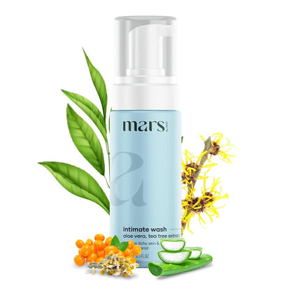 Mars by GHC Natural Intimate Wash for Men - Aloe Vera, Tea Tree Extract and Antibacterial Ingredients | Good Health Company