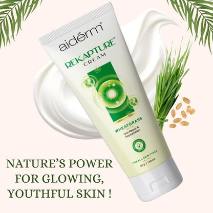 Rekapture – (Wheatgrass) Cream for skin Repair, recovery & rejuvenation – 50 G