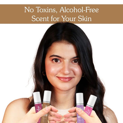 BAKE Bliss Attar Oil Concentrated Perfume Oil Roll on Fragrance| 24 Hours Stay & Alcohol Free | Unisex,Passion Fruit | 10ml