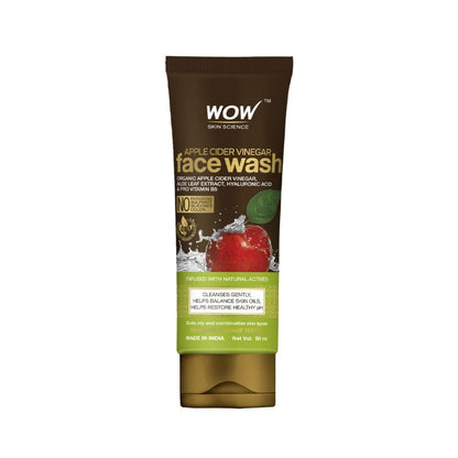 WOW Skin Science Apple Cider Vinegar Foaming Face Wash | Deep Cleansing | For Oily Skin | Fresh, Clear Skin | For Acne & Pimples | Paraben & Sulphates Free| Face Wash for Women & Men | 100 ml