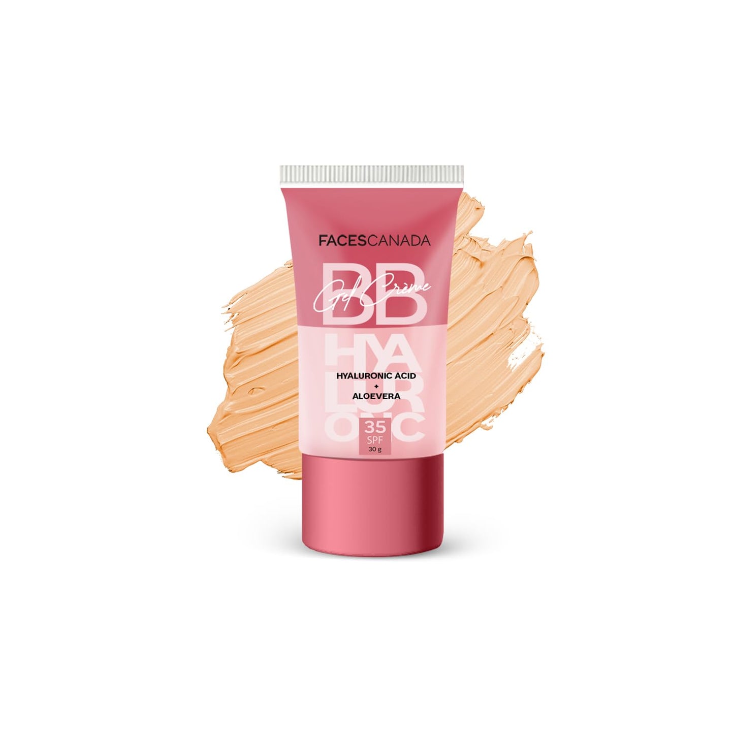 FACESCANADA SPF 35 BB Gel Crème - Warm Caramel, 30g | Multitasking | Even Skin Tone | Instant Glow | Smooth Flawless Matte Finish | Hydrating | Lightweight & Nonsticky