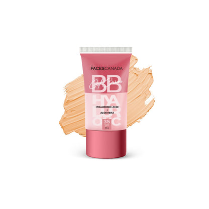 FACESCANADA SPF 35 BB Gel Crème - Warm Caramel, 30g | Multitasking | Even Skin Tone | Instant Glow | Smooth Flawless Matte Finish | Hydrating | Lightweight & Nonsticky