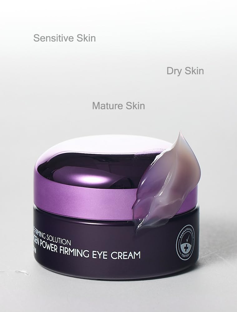 MIZON Collagen Power Firming Eye Cream, For Dark Circles and Puffiness, Improving Skin Elasticity, Highly Concentrated Collagen 25ML