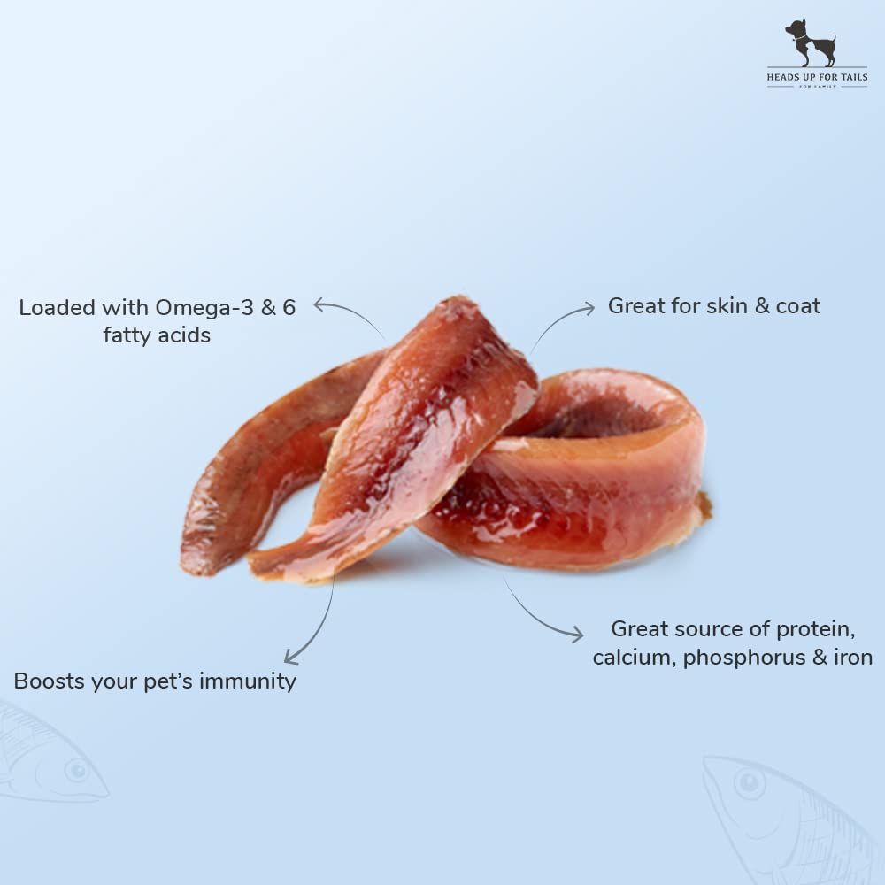 Heads Up For Tails Sara’s Dehydrated Anchovy Dog Treats - 70 g