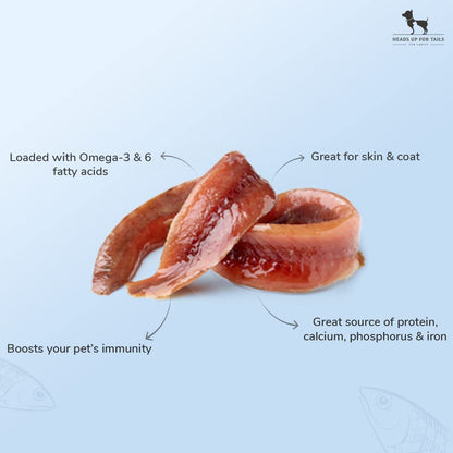 Heads Up For Tails Sara’s Dehydrated Anchovy Dog Treats - 70 g