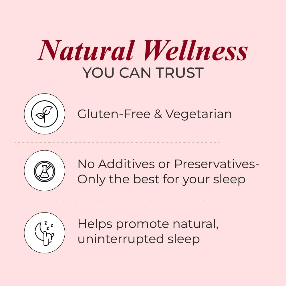 Nutrela Ashwagandha & Melatonin Sleep Gummies for Men & Women | 30 Strawberry-Flavored Gummies | Supports Restful Sleep & Stress Relief