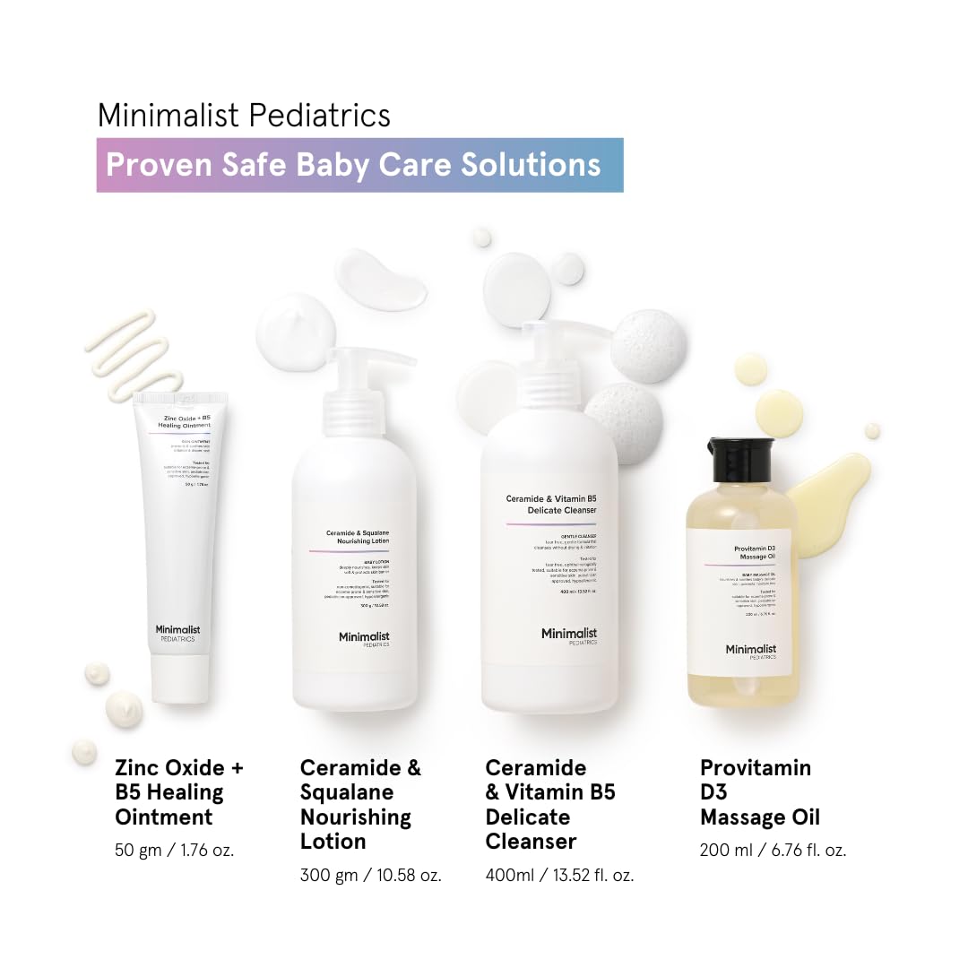 Minimalist Gentle Baby Body Wash for Bath from Head to Toe | Proven Safe & Pediatrician Approved Baby Wash for Daily Use | Tear-free | pH 5.5 | Ceramide & Vitamin B5 Delicate Cleanser | 400 ml