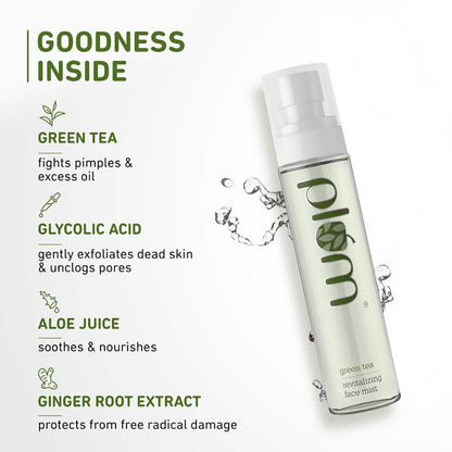 Plum Green Tea Revitalizing Face Mist | For Oily & Acne-Prone Skin | Refreshes & Hydrates | Makeup Setting Spray | 100% Vegan & Cruelty-Free | 100ml