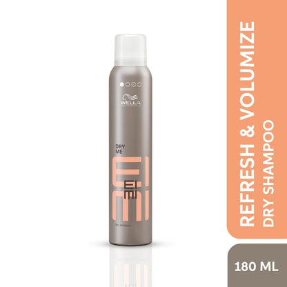 Wella EIMI Refresh & Volumize dry shampoo bottle on a white background