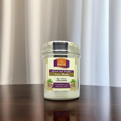 Khadi Pure Anti Wrinkle Face Mask, 50 g, Beige, (KPATWRFMX1)