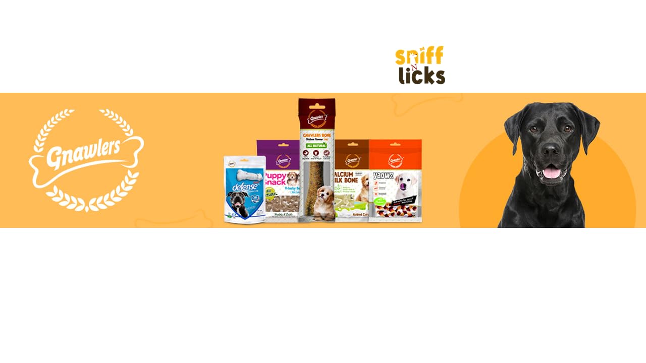 Gnawlers Puppy Snack Twist Stick Chicken Flavored Dog Treats - 400g (Pack of 1) By Sniff N Licks