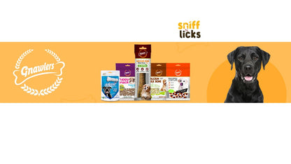 Gnawlers Puppy Snack Twist Stick Chicken Flavored Dog Treats - 400g (Pack of 1) By Sniff N Licks