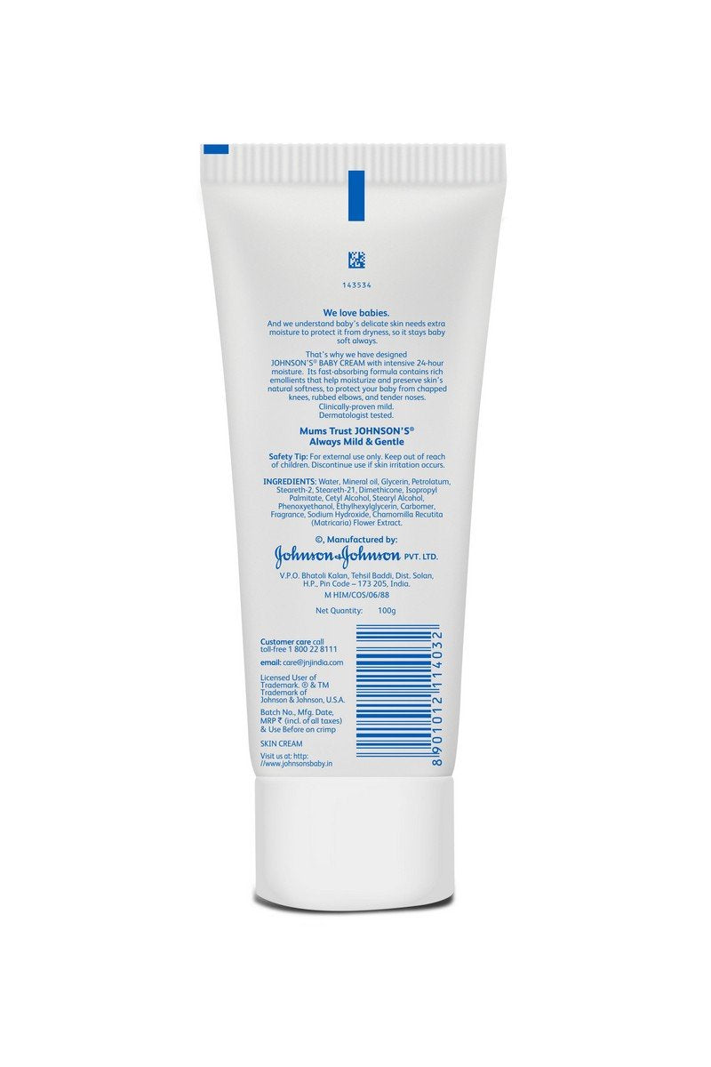Johnson & Johnson Baby Cream (100G)