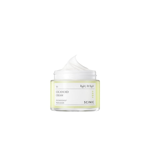SCINIC Cicanoid Cream, Resilient, Moisturizing, Soothing and anti-aging, Repair skin barrier, Centella Korean Cosmetics - 80ml