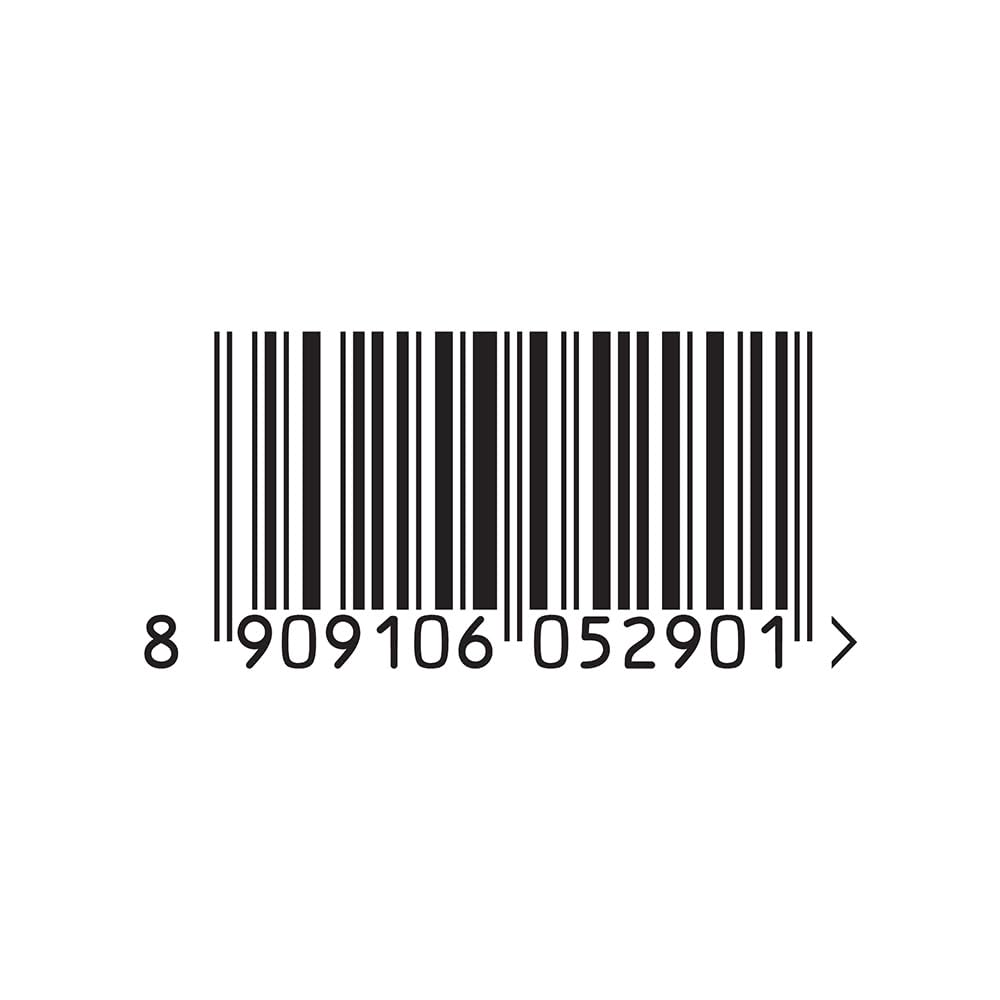 Barcode with a sequence of numbers on a white background