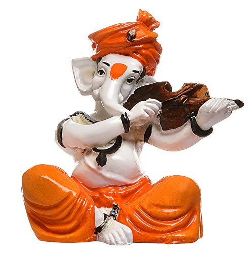 Handcrafted Polyresine Lady playing Harmonium Showpiece Sculpture | Showpiece for Home Décor and Office