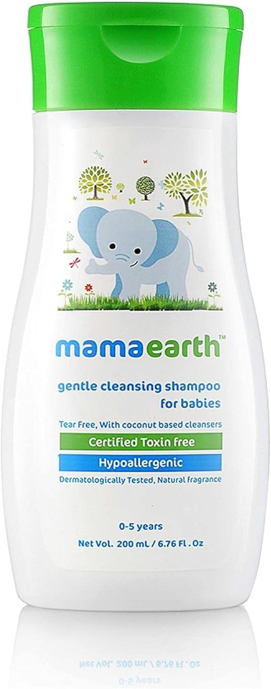 Mamaearth Gentle Cleansing Shampoo for Babies (200 ml)