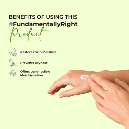 Hand Moisturising Cream - Deep hydration formula for dry & rough hands - With Aloe Vera & Vitamin E - Softening & Rejuvinating - Non sticky & light weight - All Skin Type - Men & Women,50 gm