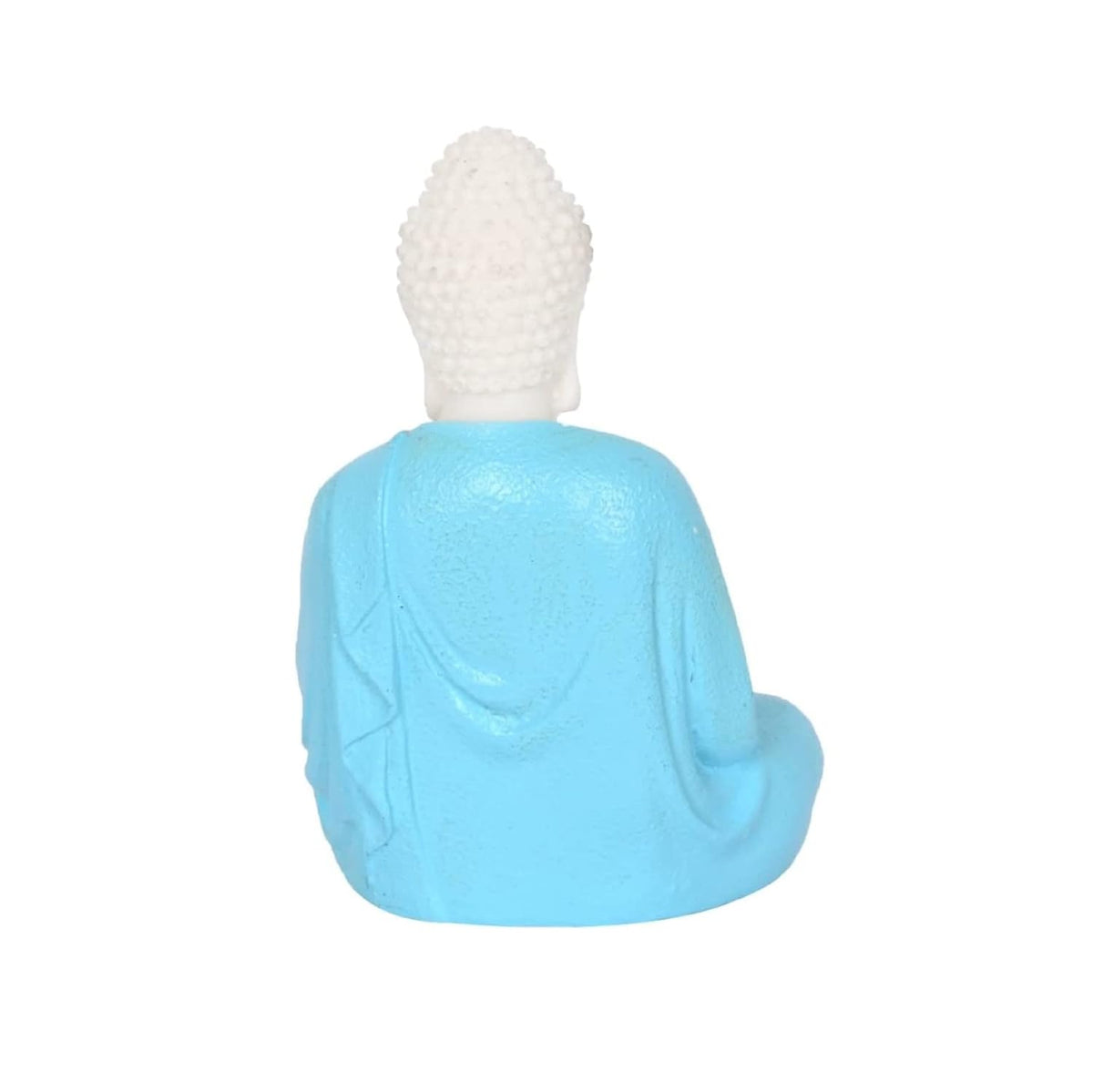 Beautiful Meditating Dhyan Gautam Buddh Bhagwan/God Idol Figurine for Livingroom|Bedroom|Office Desk|Desktop Table|Home Décor|Gifting (5.5-inch) Decorative Showpiece (Blue)