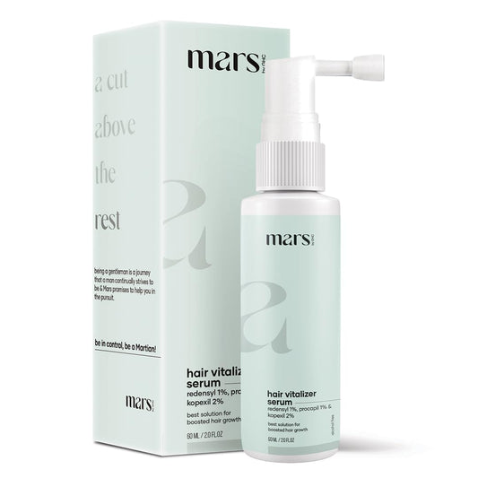 Mars by GHC Hair Growth Vitalizer | 3% Redensyl, 1% Procapil, 2% Kopexil | Nourishing Formula | Paraben, SLS & Sulphate-Free 60 ml