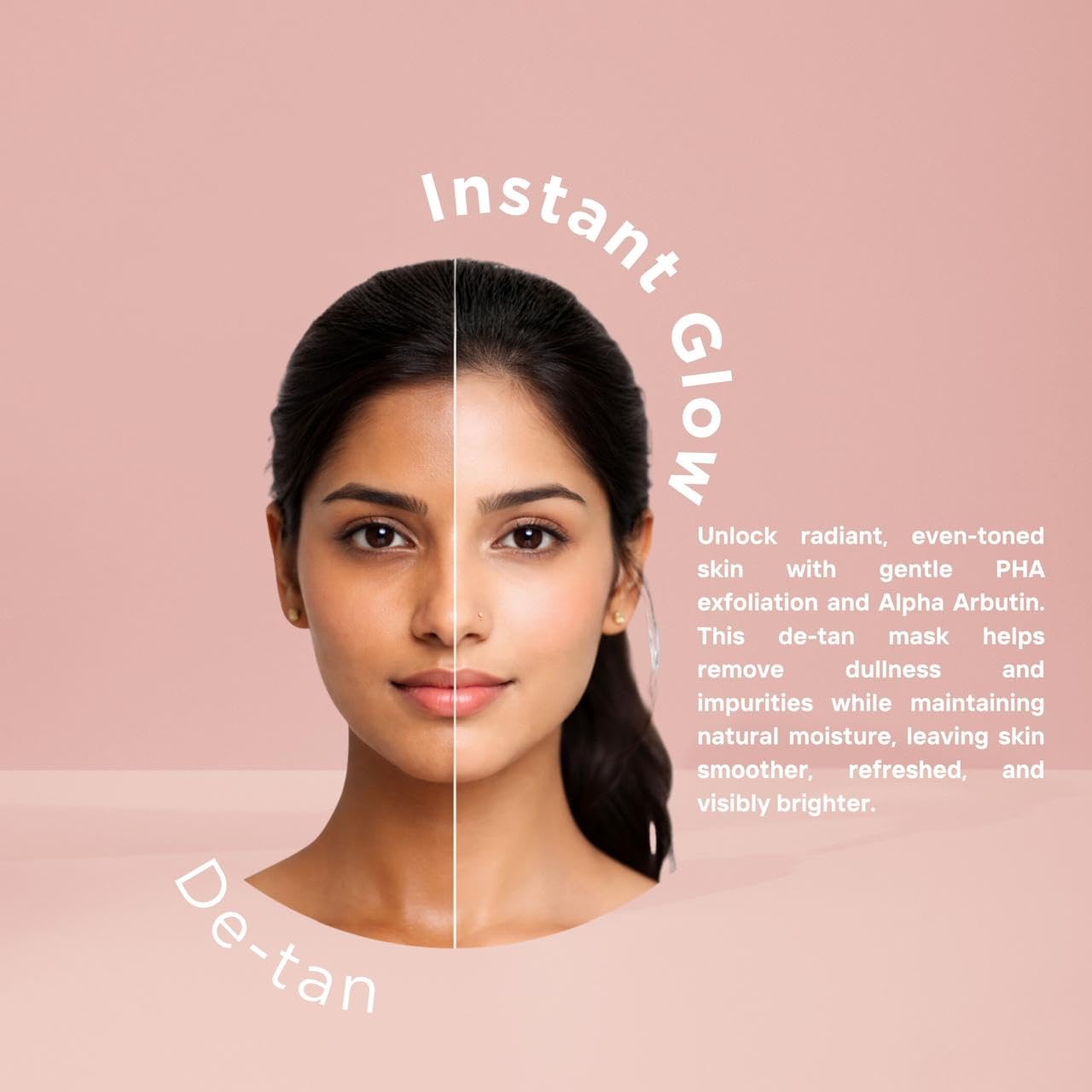 SAYY Moroccan DeTan Brightening Face Pack for Advance Skin Renewal Radiance Clay Mask