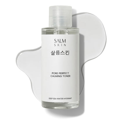 Salm Skin Pore Perfect Calming Toner (100ml) | Korean Toner for Hydration & Tightening Open Pores | Moisturises Skin & Restores Skin's Natural Balance