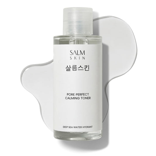 Salm Skin Pore Perfect Calming Toner (100ml) | Korean Toner for Hydration & Tightening Open Pores | Moisturises Skin & Restores Skin's Natural Balance