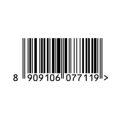 Barcode with numbers on a white background
